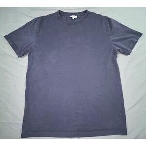 Reiss Shirt Mens Small Gray Short Sleeve Crewneck Jersey Tee Casual Solid